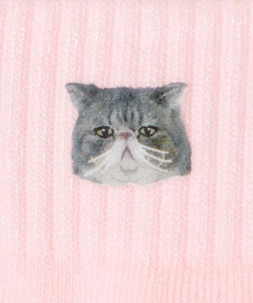 WEGO（ウィゴー）の「WEGO/アニマルプリントショートソックス（ソックス/靴下・レディース・ブラック/サックスブルー/ライトピンク・23-25cm）」の7枚目の写真