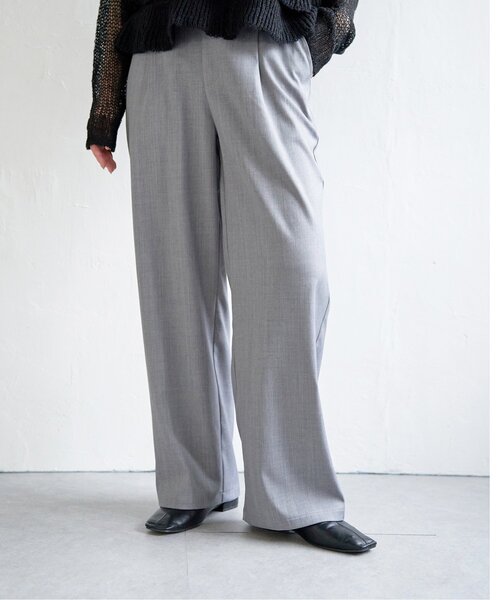 STOF ストフ　定価3万程　21AW パッチワーク　ワイドパンツ　切り替え STOF ストフ 定価3万程 21AW パッチワーク ワイドパンツ