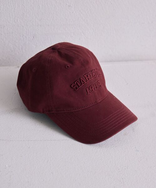 casita(RETRO GIRL)(カシータ)の「ロゴ刺繍キャップ(キャップ・レディース・チャコールグレー/レッド/オフホワイト・ONE SIZE)」の8枚目の写真