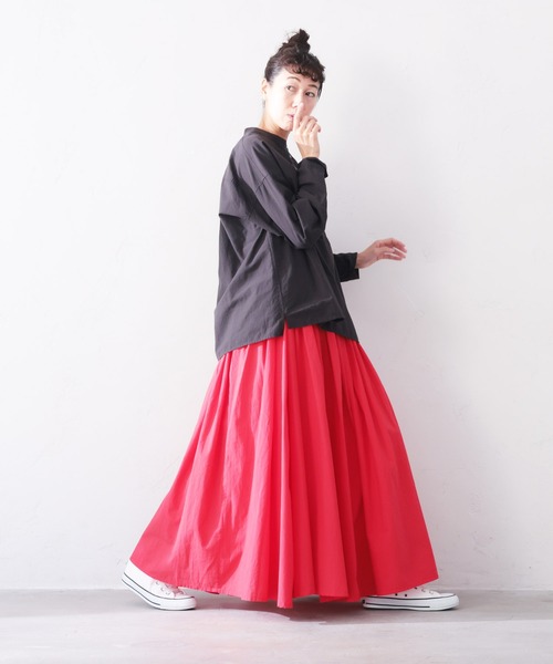 大人のための、赤いスカート。（スカート）｜soulberry（ソウルベリー