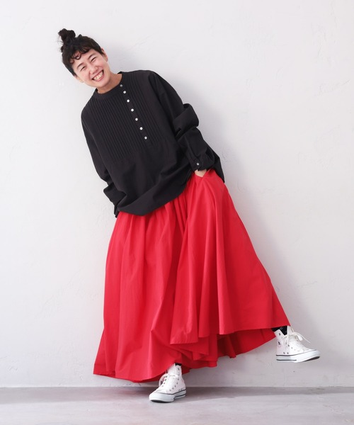 大人のための、赤いスカート。（スカート）｜soulberry（ソウルベリー