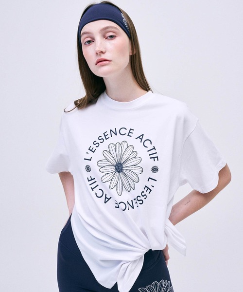 SIDE SLIT T-SHIRT ACTIF EMBLEM（Tシャツ/カットソー）｜Mardi