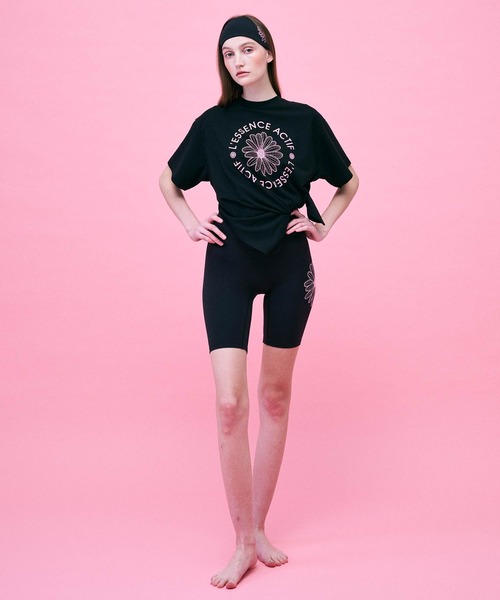 SIDE SLIT T-SHIRT ACTIF EMBLEM（Tシャツ/カットソー）｜Mardi
