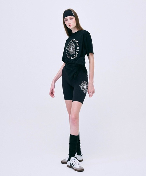 Mardi Mercredi(マルディメクルディ)の「SIDE SLIT T-SHIRT ACTIF EMBLEM / サイド スリット Tシャツ アクティフ エンブレム(Tシャツ/カットソー・レディース・ホワイト/ピンク/ブラック/ネイビー/ブラック系その他・FREE)」の19枚目の写真