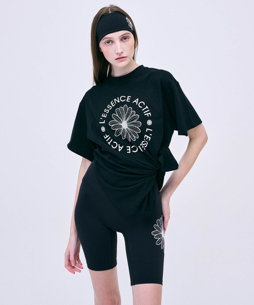 SIDE SLIT T-SHIRT ACTIF EMBLEM（Tシャツ/カットソー）｜Mardi