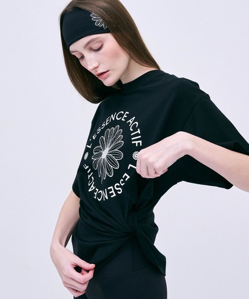 SIDE SLIT T-SHIRT ACTIF EMBLEM（Tシャツ/カットソー）｜Mardi
