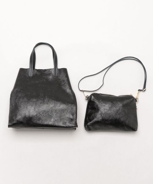 Doux archives（ドゥアルシーヴ）の「【AULENTTI】Enpel LAMINATO Bag（トートバッグ・レディース・ブラック/ゴールド・FREE）」の17枚目の写真