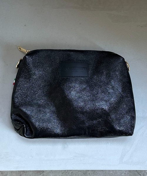 Doux archives（ドゥアルシーヴ）の「【AULENTTI】Enpel LAMINATO Bag（トートバッグ・レディース・ブラック/ゴールド・FREE）」の4枚目の写真