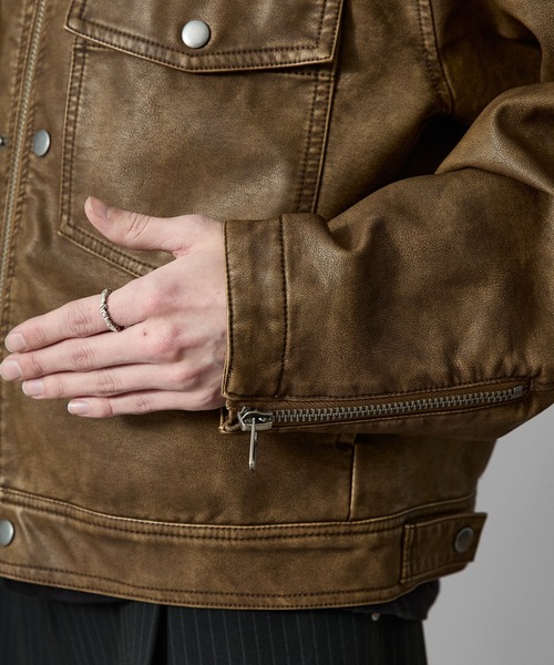 セール】Studs Design Tracker Jacket/スタッズデザイントラッカー