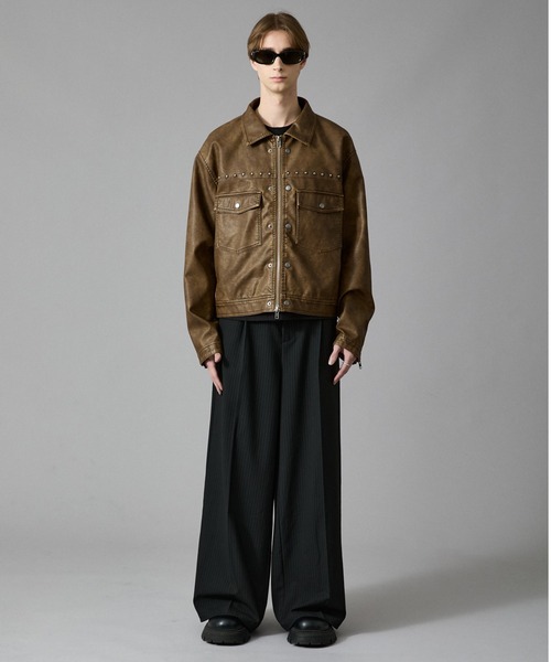 セール】Studs Design Tracker Jacket/スタッズデザイントラッカー