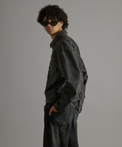 セール】Studs Design Tracker Jacket/スタッズデザイントラッカー