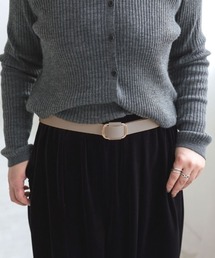 DONOBAN | 本革穴なしスクエアリングベルト(ベルト)