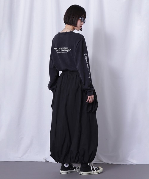 ROSE BUD(ローズバッド)の「サイドドロストポケットバルーンスカート(スカート・レディース・ブラック/バーガンディー/ブルー・ONE SIZE)」の6枚目の写真