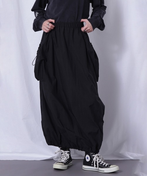 ROSE BUD(ローズバッド)の「サイドドロストポケットバルーンスカート(スカート・レディース・ブラック/バーガンディー/ブルー・ONE SIZE)」の7枚目の写真
