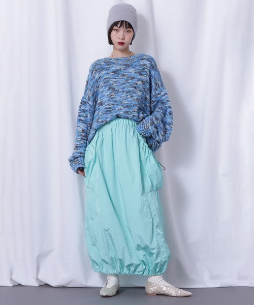 ROSE BUD(ローズバッド)の「サイドドロストポケットバルーンスカート(スカート・レディース・ブラック/バーガンディー/ブルー・ONE SIZE)」の11枚目の写真