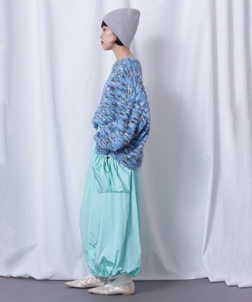 ROSE BUD(ローズバッド)の「サイドドロストポケットバルーンスカート(スカート・レディース・ブラック/バーガンディー/ブルー・ONE SIZE)」の12枚目の写真