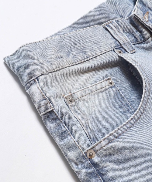 coca（coca）（コカ）の「デニムワイドパンツ（デニムパンツ・メンズ・ネイビー/ブルー・L/M/XL）」の14枚目の写真