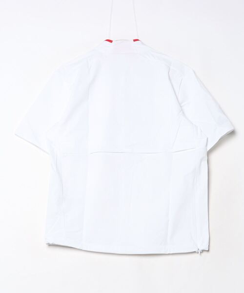 adidas（アディダス）の「アディダス adidas アディゼロ 撥水 ハーフジップ 半袖ウィンドウ（Tシャツ/カットソー・メンズ・ホワイト/ブラック・LL/3L/M/L）」の3枚目の写真