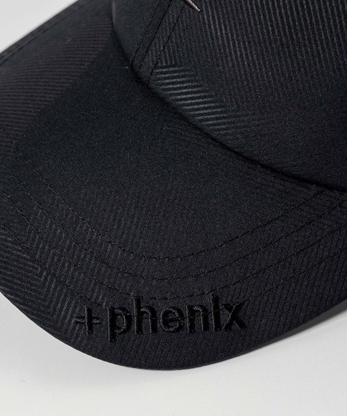 1PIU1UGUALE3  RELAX （ウノピゥウノウグァーレトレ リラックス）の「1PIU1UGUALE3 RELAX(ウノピゥウノウグァーレトレ リラックス) × +phenix キャップ by GORE-TEX LABS / ゴアテックス (防水性 / 速乾)（キャップ・メンズ・ブラック/ブラック系1・ONE SIZE）」の4枚目の写真