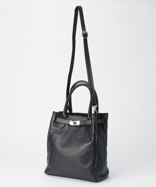 AULENTTI（オウレンティ）の「【AULENTTI】レザーバッグ（ハンドバッグ・レディース・ブラック/ベージュ・フリー）」の15枚目の写真