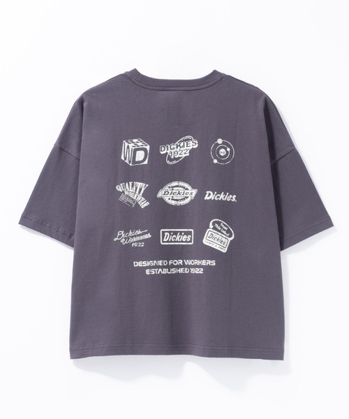 Dickies(ディッキーズ)の「DICKIES バイオ加工アイコンTシャツ(Tシャツ/カットソー・レディース・スミクロ/オレンジ/カーキ・フリー)」の4枚目の写真