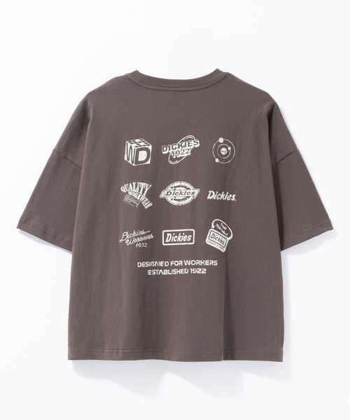 Dickies(ディッキーズ)の「DICKIES バイオ加工アイコンTシャツ(Tシャツ/カットソー・レディース・スミクロ/オレンジ/カーキ・フリー)」の8枚目の写真