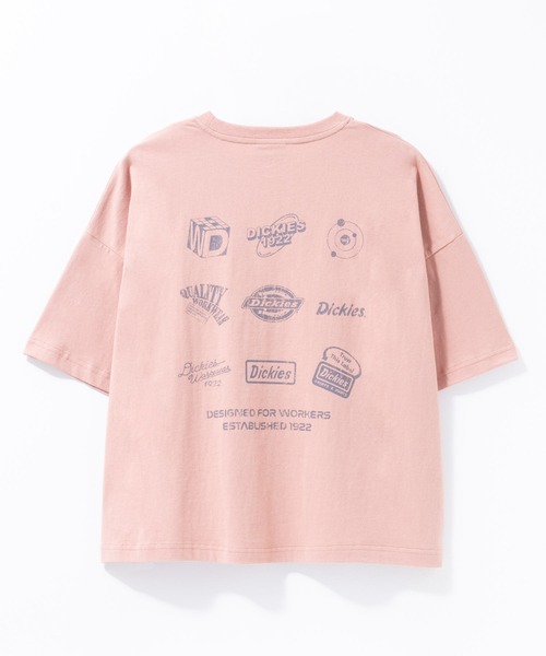 Dickies(ディッキーズ)の「DICKIES バイオ加工アイコンTシャツ(Tシャツ/カットソー・レディース・スミクロ/オレンジ/カーキ・フリー)」の9枚目の写真