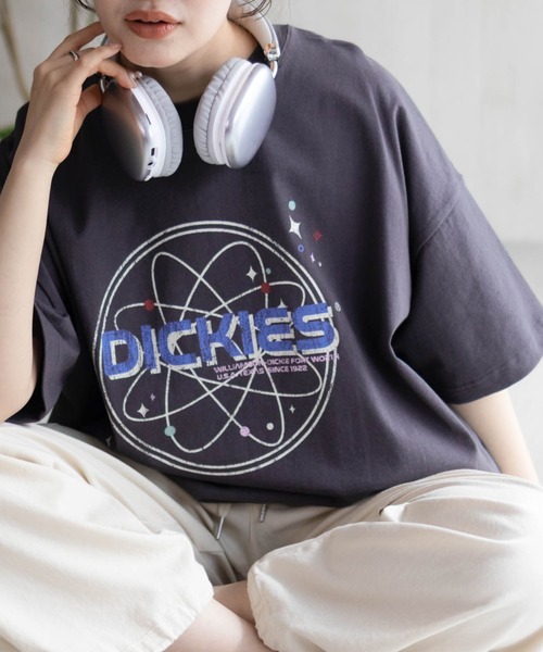 Dickies(ディッキーズ)の「DICKIES バイオ加工アイコンTシャツ(Tシャツ/カットソー・レディース・スミクロ/オレンジ/カーキ・フリー)」の17枚目の写真