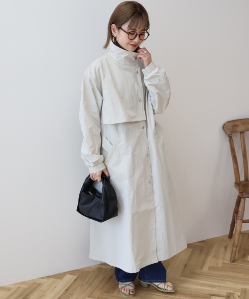 美品▲定価4.1万▲アーバンリサーチ//セルヴィッチ起毛リネントレンチコート アーバンリサーチ トレンチコート 無地 ロングコート アウター
