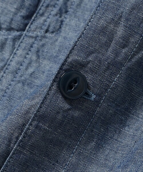 GUY ROVER(ギローバー)の「【別注】GUY ROVER / シャンブレー シャツ ブルゾン(ブルゾン・メンズ・インディゴブルー・37(XS)/38(S)/39(M)/41(L)/42(XL))」の5枚目の写真