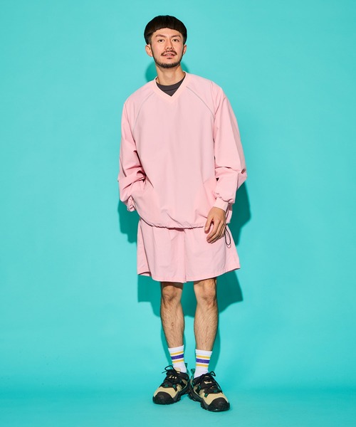 BURLAP OUTFITTER(バーラップアウトフィッター)の「REFLEX PULLOVER / リフレックス プルオーバー(その他トップス・メンズ・チャコールグレー/ネイビー/ベージュ系その他/ブルー系その他/スモークピンク/ブラック・LARGE/MEDIUM/SMALL)」の14枚目の写真