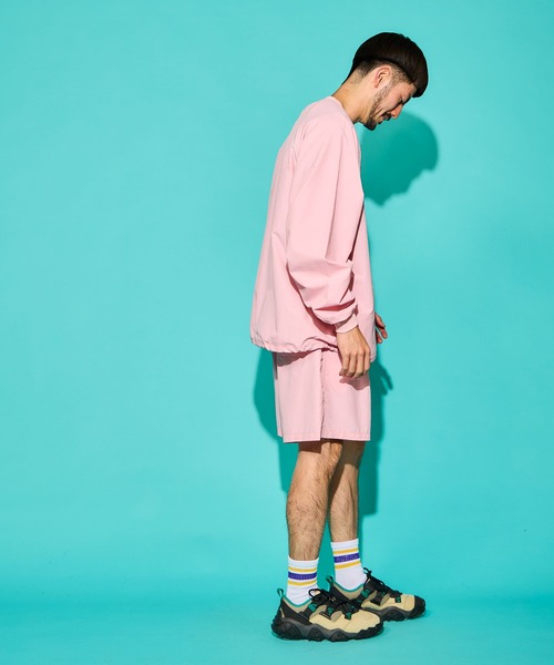 BURLAP OUTFITTER(バーラップアウトフィッター)の「REFLEX PULLOVER / リフレックス プルオーバー(その他トップス・メンズ・チャコールグレー/ネイビー/ベージュ系その他/ブルー系その他/スモークピンク/ブラック・LARGE/MEDIUM/SMALL)」の15枚目の写真