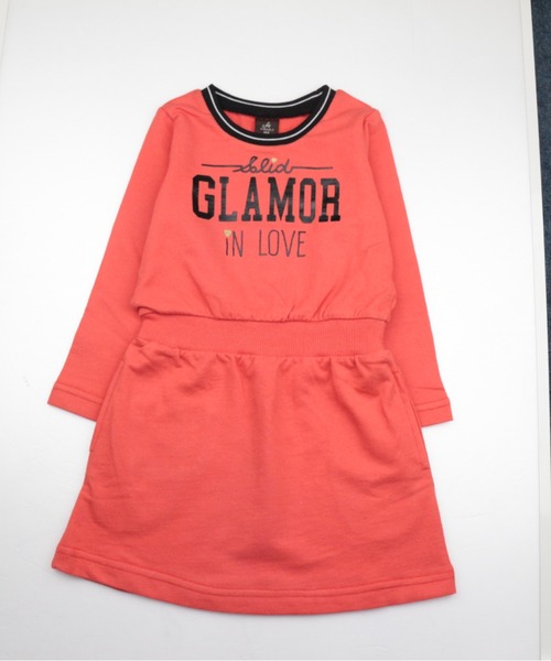 AIMABLE（エマーブル）の「ワンピース（ワンピース・キッズ・レッド/グレー・100/110/140/150）」の2枚目の写真