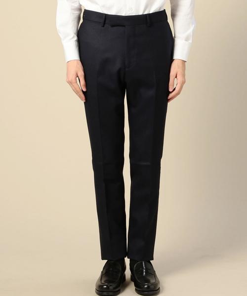BEAUTY&YOUTH UNITED ARROWS（ビューティーアンドユースユナイテッドアローズ）の「BY Dress ネイビー フラノ ノープリーツ パンツ-Narrow◆（スーツパンツ・メンズ・ネイビー・46/44/50/52/48）」の6枚目の写真