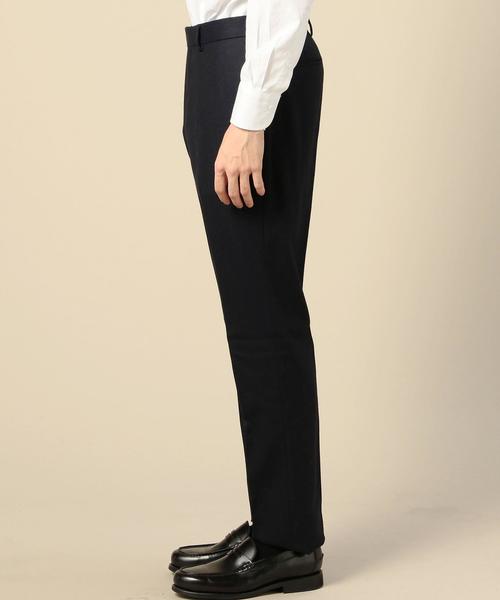 BEAUTY&YOUTH UNITED ARROWS（ビューティーアンドユースユナイテッドアローズ）の「BY Dress ネイビー フラノ ノープリーツ パンツ-Narrow◆（スーツパンツ・メンズ・ネイビー・46/44/50/52/48）」の7枚目の写真