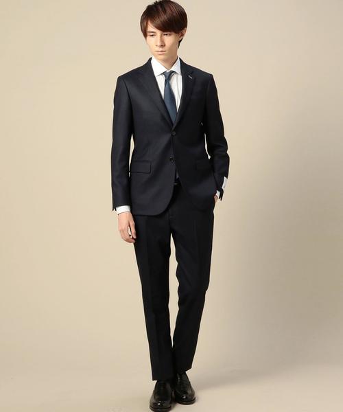 BEAUTY&YOUTH UNITED ARROWS（ビューティーアンドユースユナイテッドアローズ）の「BY Dress ネイビー フラノ ノープリーツ パンツ-Narrow◆（スーツパンツ・メンズ・ネイビー・46/44/50/52/48）」の8枚目の写真