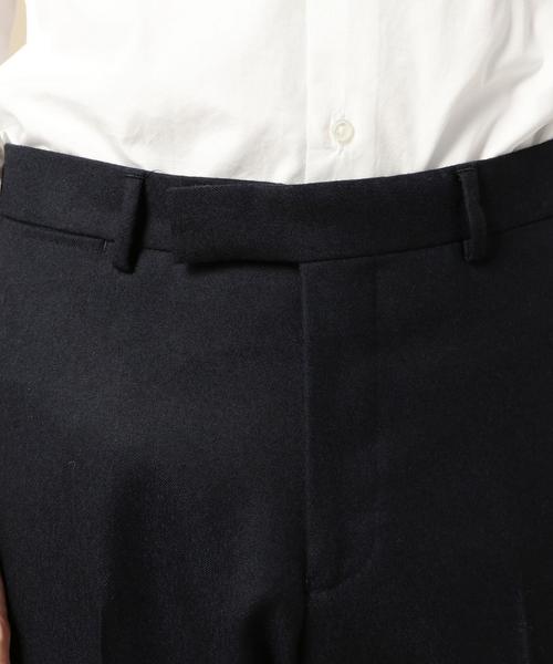 BEAUTY&YOUTH UNITED ARROWS（ビューティーアンドユースユナイテッドアローズ）の「BY Dress ネイビー フラノ ノープリーツ パンツ-Narrow◆（スーツパンツ・メンズ・ネイビー・46/44/50/52/48）」の9枚目の写真