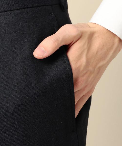 BEAUTY&YOUTH UNITED ARROWS（ビューティーアンドユースユナイテッドアローズ）の「BY Dress ネイビー フラノ ノープリーツ パンツ-Narrow◆（スーツパンツ・メンズ・ネイビー・46/44/50/52/48）」の10枚目の写真