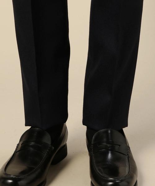 BEAUTY&YOUTH UNITED ARROWS（ビューティーアンドユースユナイテッドアローズ）の「BY Dress ネイビー フラノ ノープリーツ パンツ-Narrow◆（スーツパンツ・メンズ・ネイビー・46/44/50/52/48）」の3枚目の写真