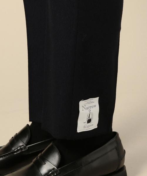 BEAUTY&YOUTH UNITED ARROWS（ビューティーアンドユースユナイテッドアローズ）の「BY Dress ネイビー フラノ ノープリーツ パンツ-Narrow◆（スーツパンツ・メンズ・ネイビー・46/44/50/52/48）」の4枚目の写真