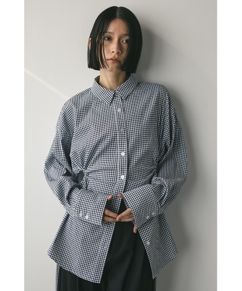 STYLEMIXER(スタイルミキサー)の「サイドホールシャツ(シャツ/ブラウス・レディース・ホワイト/ブラック系その他/ライトイエロー・FREE)」の21枚目の写真