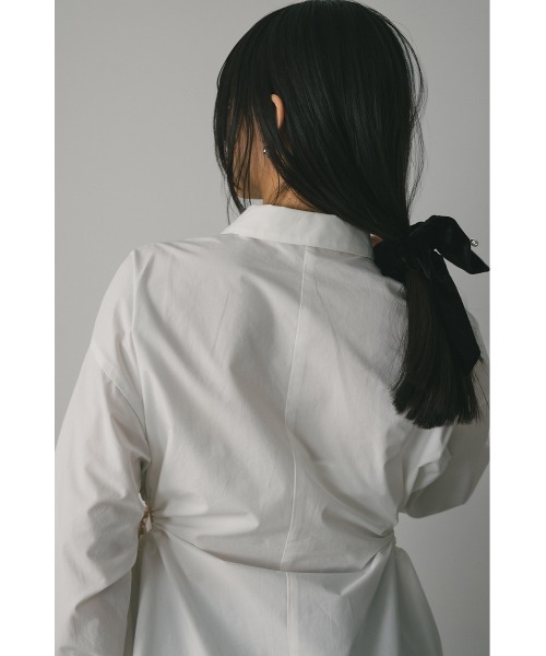 STYLEMIXER(スタイルミキサー)の「サイドホールシャツ(シャツ/ブラウス・レディース・ホワイト/ブラック系その他/ライトイエロー・FREE)」の17枚目の写真