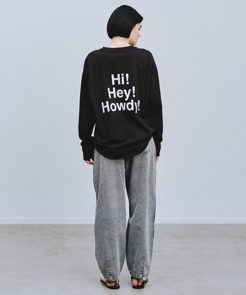 AMERICAN RAG CIE（アメリカンラグシー）の「【AMERICAN RAG CIE】3H ロンT（ユニセックス）（Tシャツ/カットソー・レディース・ホワイト/ブラック・LARGE/MEDIUM）」の10枚目の写真