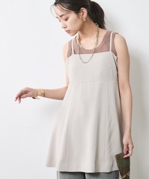 CHIC STYLE | キャミソールチュニック＜大きいサイズ有＞シックスタイル(キャミソール)
