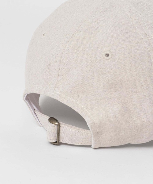 SMELLY（スメリー）の「シンプルリネンキャップ（キャップ・レディース・ブラック/アイボリー/ベージュ・-）」の21枚目の写真