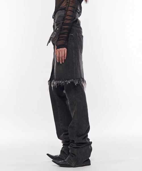 POOLDE/プールデ】Loose Denim Pants/ルーズデニムパンツ（デニム