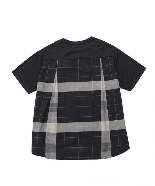 Arnold Palmer（アーノルドパーマー）の「ビックチェック ドッキング プルオーバー（Tシャツ/カットソー・レディース・ブラック/ネイビー/ホワイト・L/M/S）」の14枚目の写真