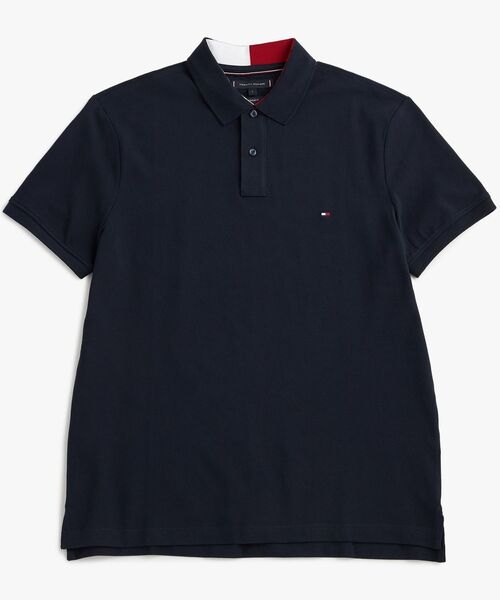 TOMMY HILFIGER（トミーヒルフィガー）の「アンダーカラーレギュラーポロシャツ（ポロシャツ・メンズ・ブルー/ホワイト/ネイビー・X-LARGE/LARGE/MEDIUM/SMALL）」の11枚目の写真