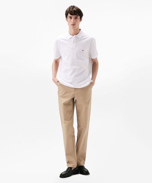 TOMMY HILFIGER（トミーヒルフィガー）の「アンダーカラーレギュラーポロシャツ（ポロシャツ・メンズ・ブルー/ホワイト/ネイビー・X-LARGE/LARGE/MEDIUM/SMALL）」の13枚目の写真