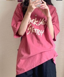 Rock調オーバーサイズTシャツ